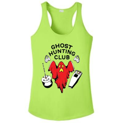 Ghost Hunting Club Funny Ladies PosiCharge Competitor Racerback Tank