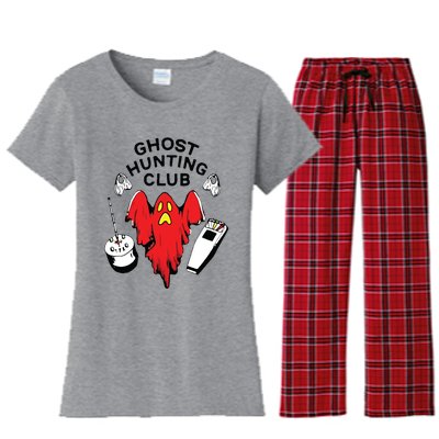 Ghost Hunting Club Funny Women's Flannel Pajama Set