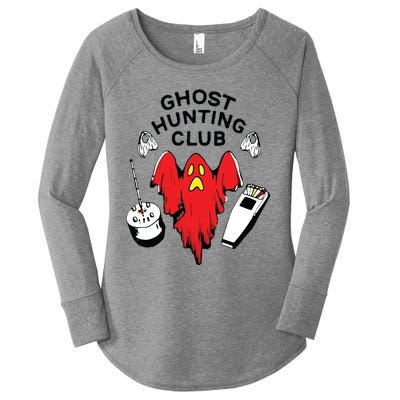 Ghost Hunting Club Funny Women's Perfect Tri Tunic Long Sleeve Shirt