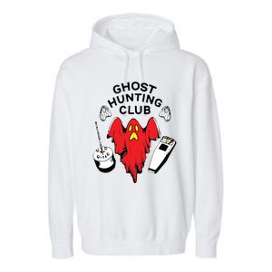 Ghost Hunting Club Funny Garment-Dyed Fleece Hoodie