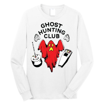 Ghost Hunting Club Funny Long Sleeve Shirt