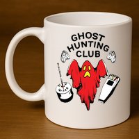 Ghost Hunting Club Funny 11oz C Handle Ceramic Mug