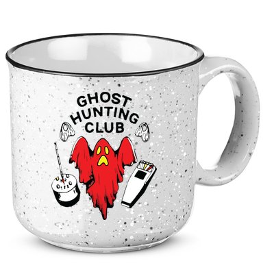 Ghost Hunting Club Funny 15oz Campfire Ceramic Mug