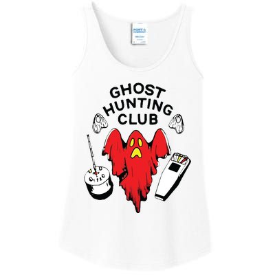 Ghost Hunting Club Funny Ladies Essential Tank