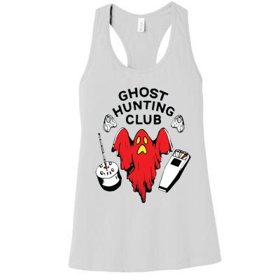 Ghost Hunting Club Funny Women's Racerback Tank