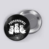 Ghost Hunting Cat Paranormal Investigator Ghost Researcher Button