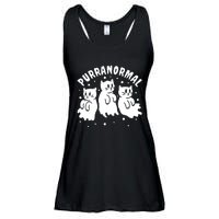 Ghost Hunting Cat Paranormal Investigator Ghost Researcher Ladies Essential Flowy Tank