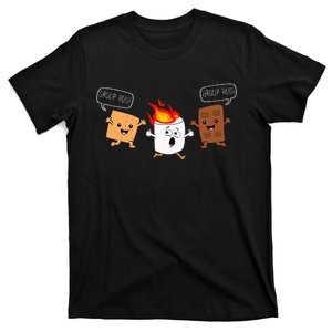 Group Hug Camping Campfire Chocolate Marshmallow SMores T-Shirt