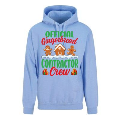 Gingerbread House Contractor Crew Funny Christmas Unisex Surf Hoodie