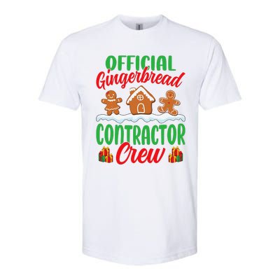 Gingerbread House Contractor Crew Funny Christmas Softstyle CVC T-Shirt