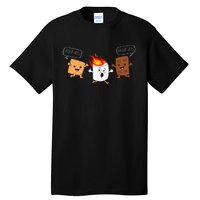 Group Hug Camping Campfire Chocolate Marshmallow SMores Tall T-Shirt