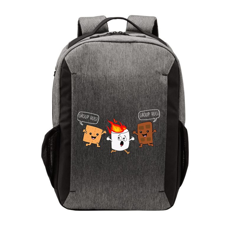 Group Hug Camping Campfire Chocolate Marshmallow SMores Vector Backpack