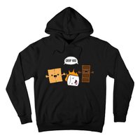 Group Hug Camping Campfire Chocolate Marshmallow S'Mores Hoodie