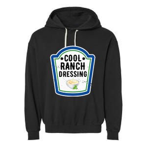 Group Halloween Costume Ranch Dressing Group Condiment Garment-Dyed Fleece Hoodie