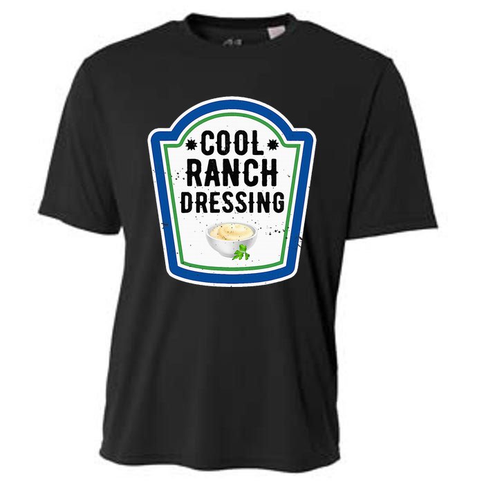 Group Halloween Costume Ranch Dressing Group Condiment Cooling Performance Crew T-Shirt