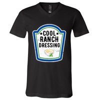 Group Halloween Costume Ranch Dressing Group Condiment V-Neck T-Shirt