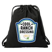 Group Halloween Costume Ranch Dressing Group Condiment Drawstring Bag