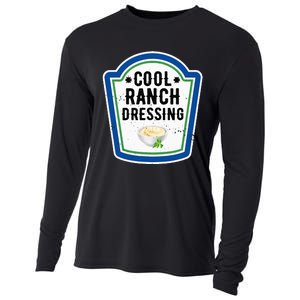 Group Halloween Costume Ranch Dressing Group Condiment Cooling Performance Long Sleeve Crew