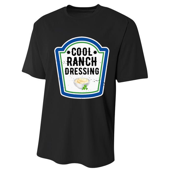 Group Halloween Costume Ranch Dressing Group Condiment Performance Sprint T-Shirt