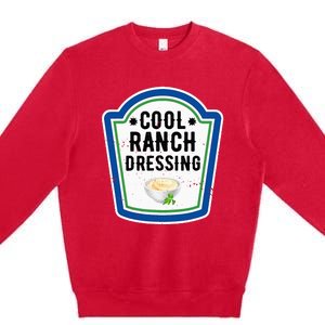 Group Halloween Costume Ranch Dressing Group Condiment Premium Crewneck Sweatshirt