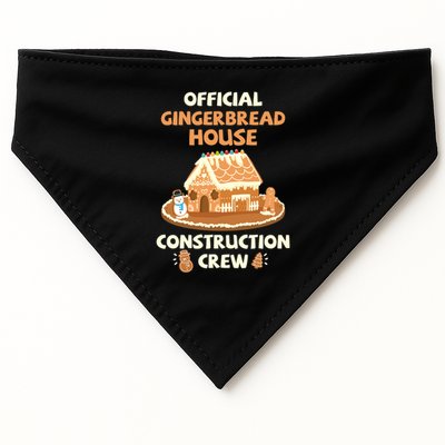 Gingerbread House Construction Crew Cookie Baking Great Gift USA-Made Doggie Bandana