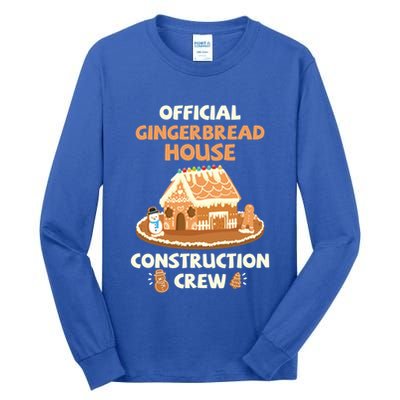 Gingerbread House Construction Crew Cookie Baking Great Gift Tall Long Sleeve T-Shirt