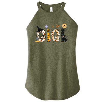 Gigi Halloween Costume Spider, Ghost, Pumpkin, Witch Hat Women's Perfect Tri Rocker Tank