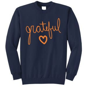 Grateful Heart Cute Gift Tall Sweatshirt