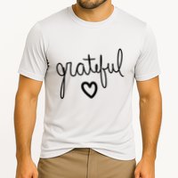 Grateful Heart Cute Gift Cooling Performance Crew T-Shirt