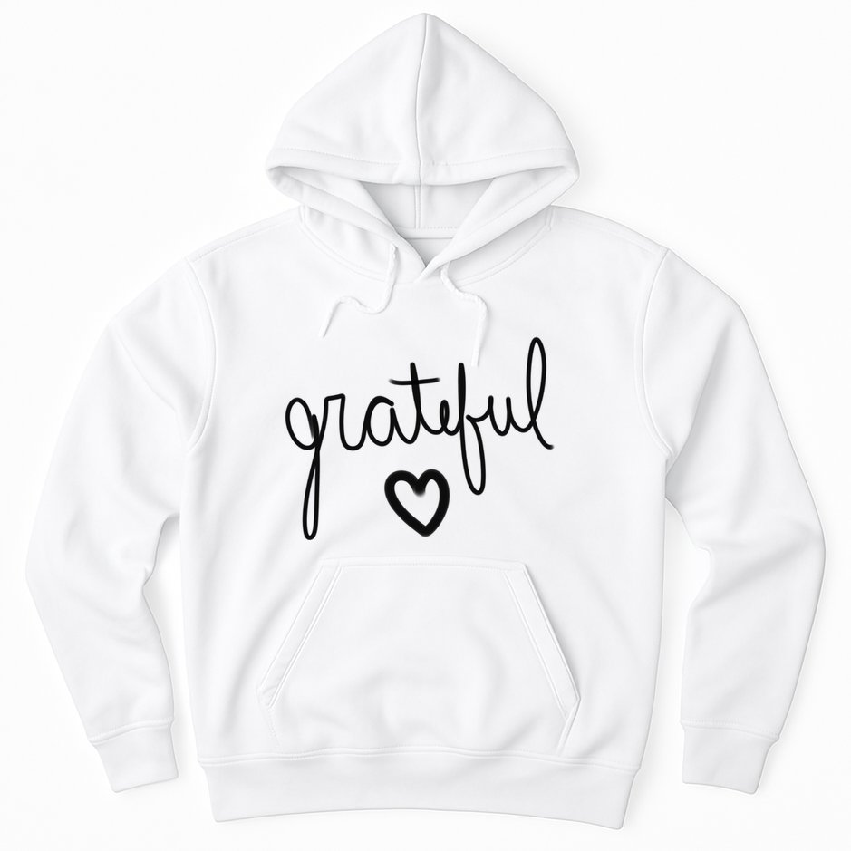 Grateful Heart Cute Gift Hoodie