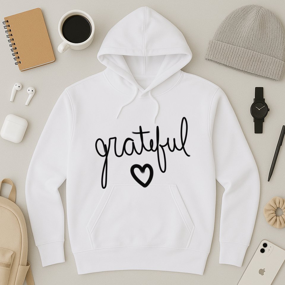 Grateful Heart Cute Gift Hoodie