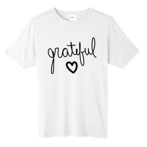 Grateful Heart Cute Gift Tall Fusion ChromaSoft Performance T-Shirt