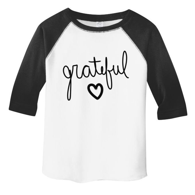 Grateful Heart Cute Gift Toddler Fine Jersey T-Shirt