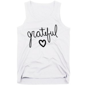 Grateful Heart Cute Gift Tank Top