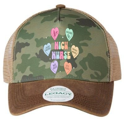 Groovy Heart Candy Nicu Nurse Valentines Day Legacy Tie Dye Trucker Hat