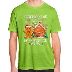 Gingerbread House Construction Crew Decorating Baking Xmas Adult ChromaSoft Performance T-Shirt