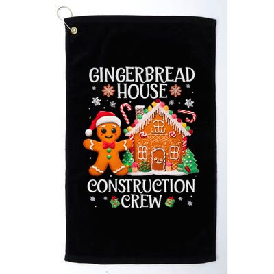 Gingerbread House Construction Crew Decorating Baking Xmas Platinum Collection Golf Towel