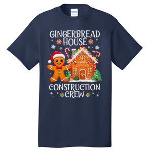 Gingerbread House Construction Crew Decorating Baking Xmas Tall T-Shirt