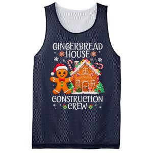 Gingerbread House Construction Crew Decorating Baking Xmas Mesh Reversible Basketball Jersey Tank