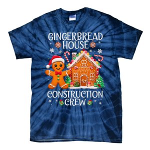 Gingerbread House Construction Crew Decorating Baking Xmas Tie-Dye T-Shirt