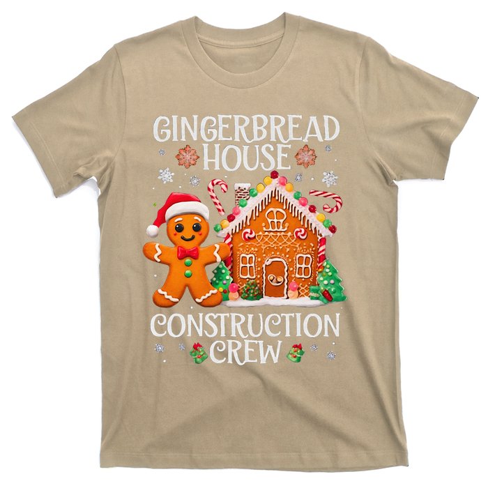 Gingerbread House Construction Crew Decorating Baking Xmas T-Shirt