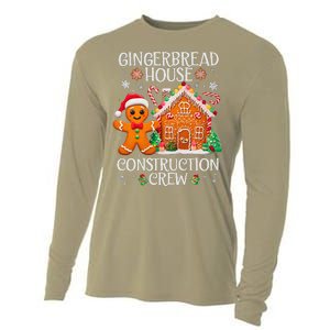 Gingerbread House Construction Crew Decorating Baking Xmas Cooling Performance Long Sleeve Crew