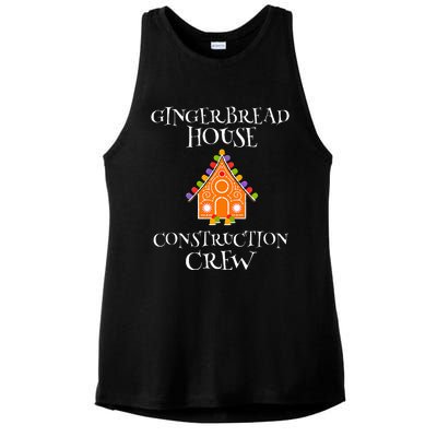 Gingerbread House Construction Crew Decorating Baking Xmas  Ladies PosiCharge Tri-Blend Wicking Tank