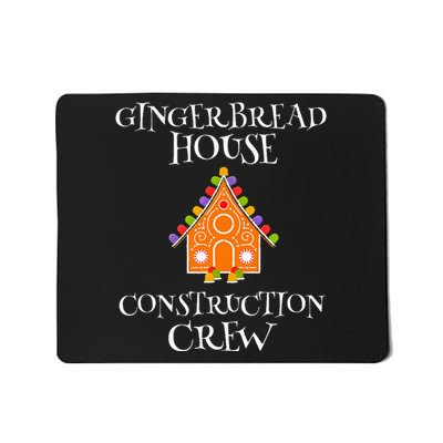 Gingerbread House Construction Crew Decorating Baking Xmas  Mousepad