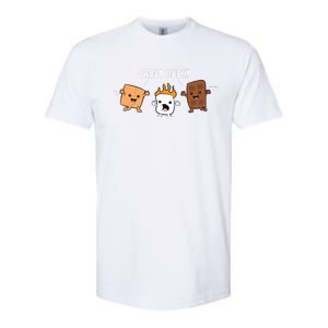 Group Hug Camping Campfire Chocolate Marshmallow SMores Softstyle CVC T-Shirt