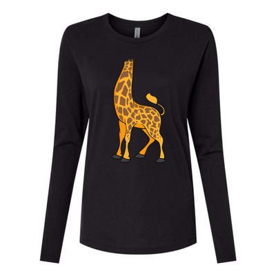 Giraffe Halloween Costume Cool Animal DressUp Gift Womens Cotton Relaxed Long Sleeve T-Shirt