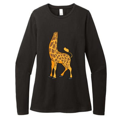 Giraffe Halloween Costume Cool Animal DressUp Gift Womens CVC Long Sleeve Shirt