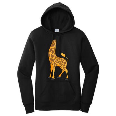 Giraffe Halloween Costume Cool Animal DressUp Gift Women's Pullover Hoodie