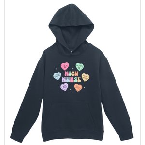 Groovy Heart Candy Nicu Nurse Valentines Day Urban Pullover Hoodie