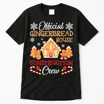 Gingerbread House Construction Crew Gingerbread Tall T-Shirt